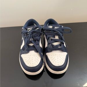Nike Kids Dark Blue and White Sneakers